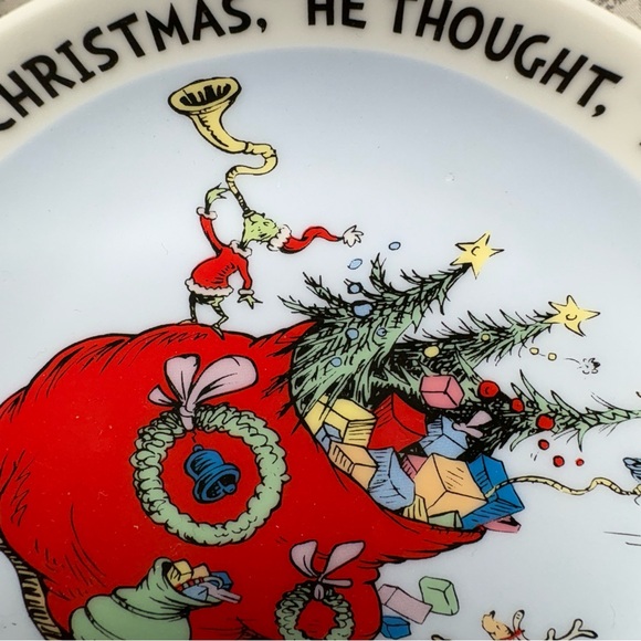 The Grinch Who Stole Christmas 65th Anniversary 2022 Small/Salad/App Plates - Picture 3 of 11